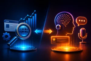 SEO vs AEO comparison for businesses in Kottakkal
